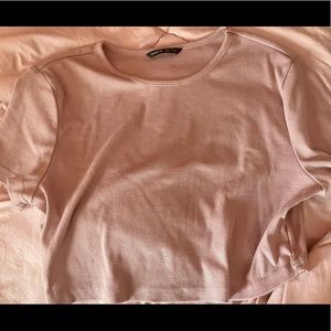 Light pink crop top! Bought a while ago wore couple times.